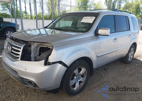 2012 Honda Pilot Ex-L from USA, damaged, VIN 5FNYF4H57CB058606